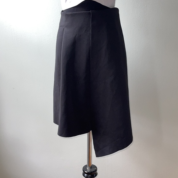 H&M Skirts Hm Asymmetrical Black Mini Skirt Poshmark